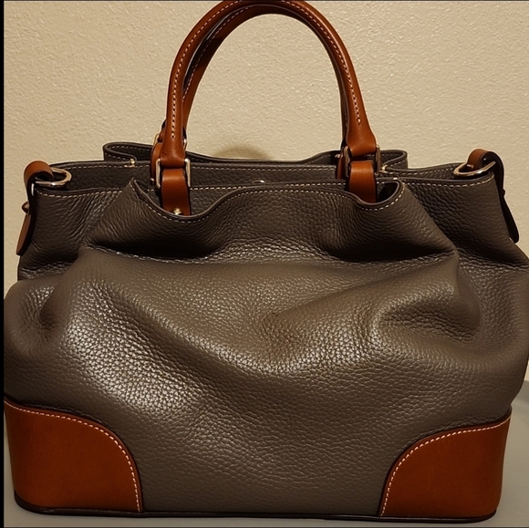 NBU Dooney And Bourke Barlow Satchel In Elephant - Picture 2 of 16